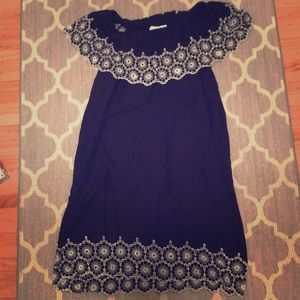 Off the Shoulder Black Dress